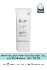 The Purest Solutions Oil Control Moisturizer with UV & Blue Light Protection - Dry Touch Finish, 1.69 fl oz