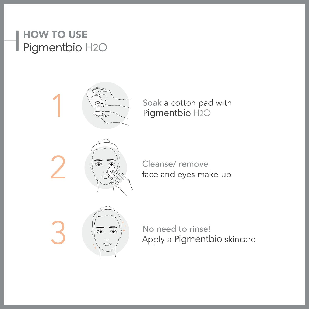 Bioderma Pigmentbio H2O Micellar Makeup Remover for Sensitive Skin - 8.45 fl oz Gentle Skincare