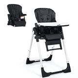 4-in-1 High Chair–Booster Seat with Adjustable Height and Recline