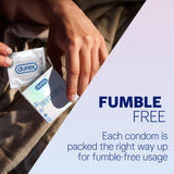 Durex Ultra-Thin Condoms - 10 Pack, Sensitive, Reliable Contraceptive Protection
