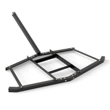 66" Wide Driveway Drag Tow Behind Landscape Leveling Rake with Reinforced Bars-Black