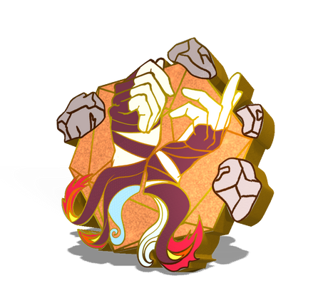 Dungeons & Dragons Role: Monk Enamel Pin