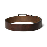 Cinturón Timberline de piel marrón oscuro
