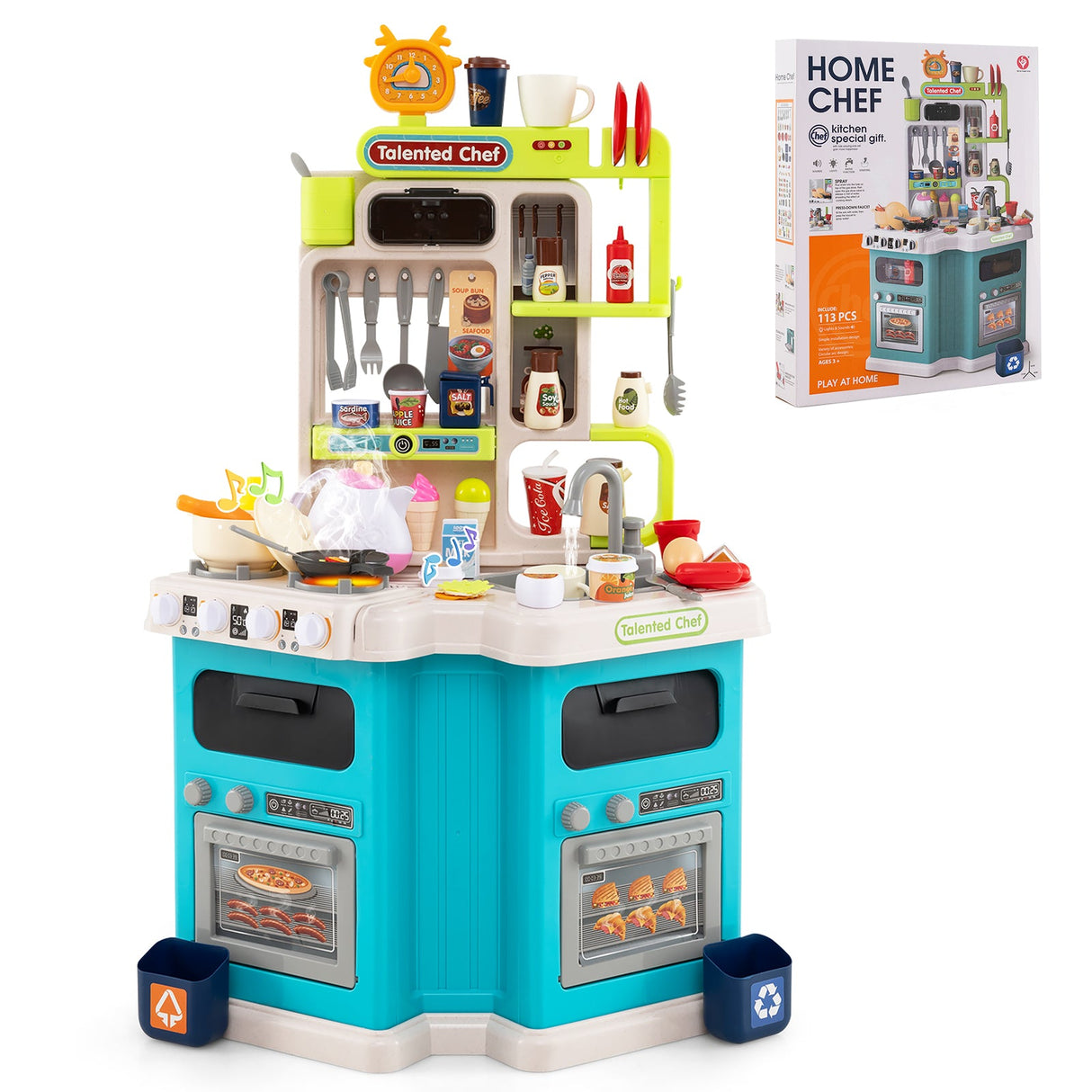 Juego de cocina de juguete para niños