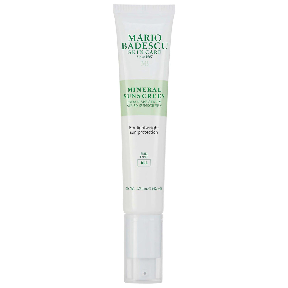 Mario Badescu Mineral Sunscreen SPF 30 - Broad-Spectrum Sun Protection, Cruelty-Free Skincare