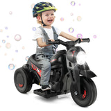 Motocicleta Eléctrica de 6V para Niños con Máquina de Burbujas y Música