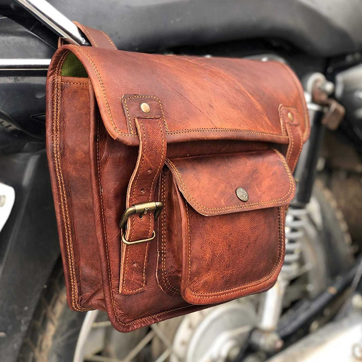 Bolsa lateral para moto Mephisto