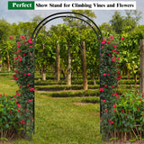 Arco para plantas trepadoras de decoración de jardín de 7.2 pies