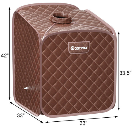 2L Sauna de Vapor Plegable Portátil para Spa-Café