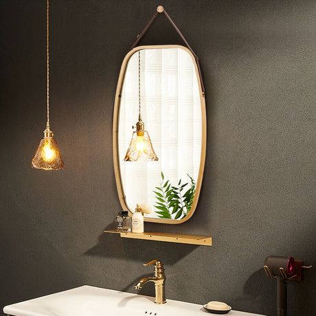 Espejo de pared rectangular moderno con marco de 30 pulgadas
