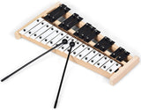 Glockenspiel Xilófono de 27 Notas con 2 Mazos de Goma