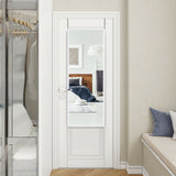 Full Length Metal Door Mirror with Adjustable Hook
