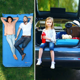 Colchoneta inflable autoinflable para camping y exterior con almohadas