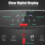 Cinta de correr eléctrica plegable de 3 HP con altavoz Bluetooth