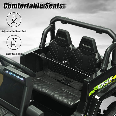 Coche Jeep Eléctrico para Niños de 12V con Control Remoto 2.4 G