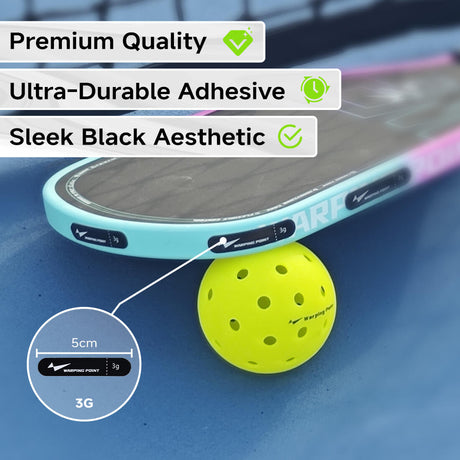 Cinta de plomo para pickleball - Negra