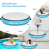 40 Inch Inflatable Round Gymnastic Mat with Electric Pump