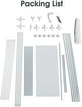 Carpa de toldo impermeable de 10 x 20 pies con estacas y cuerdas de viento