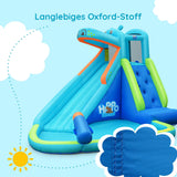 Piscina Inflable de Agua con Salpicaduras y Tobogán Sin Soplador