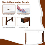 Escritorio de computadora, mesa para laptop, mesa de escritura, tocador de maquillaje