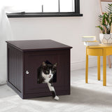 Mesa auxiliar de noche, resistente a la intemperie, casa de gato multifunción