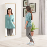 Espejo de cuerpo entero de 59 pulgadas, espejo grande rectangular para dormitorio