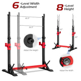 Adjustable Squat Rack Stand for Home Gym Fitness