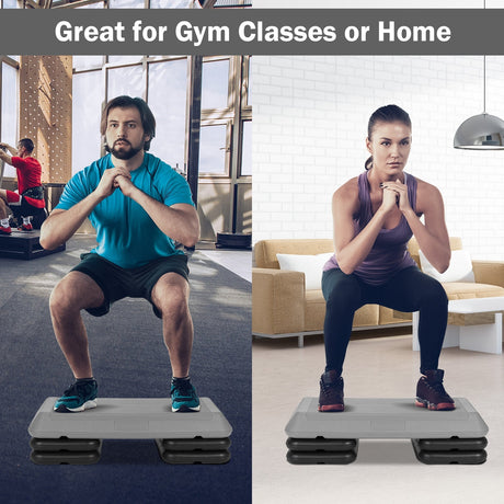 Plataforma de ejercicios aeróbicos ajustable de 29 pulgadas