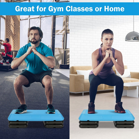 Plataforma de ejercicios aeróbicos ajustable de 29 pulgadas