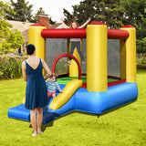 Castillo hinchable infantil con tobogán y soplador de 480 W