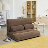 Sofá cama reclinable de 6 posiciones con 2 almohadas