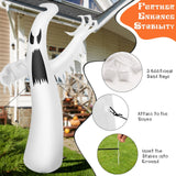 Fantasma inflable de Halloween de 3.65 m con luces LED