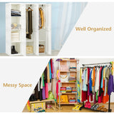 Organizador Plegable de Ropa para Armario con 8 Compartimentos