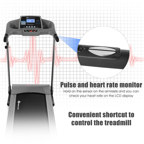 Cinta de Correr Eléctrica Plegable Motorizada Máquina de Correr para Gimnasio en Casa