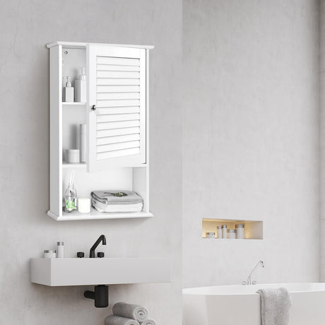 Mueble de almacenamiento de baño de 27.5 pulgadas de alto para colgar en la pared