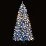 Árbol de Navidad artificial de 6/7/8/9 pies con 767 puntas de ramas nevadas