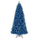 Árbol de Navidad artificial de 6/7/8/9 pies con 767 puntas de ramas nevadas