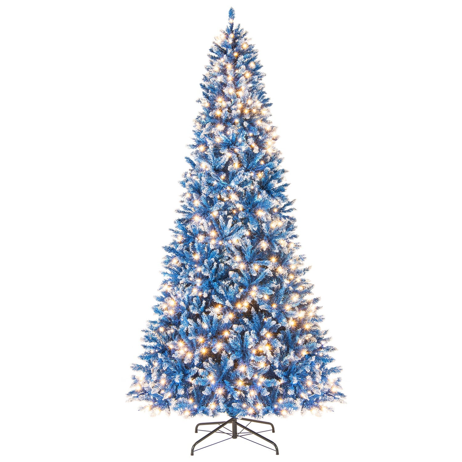 Árbol de Navidad artificial de 6/7/8/9 pies con 767 puntas de ramas nevadas