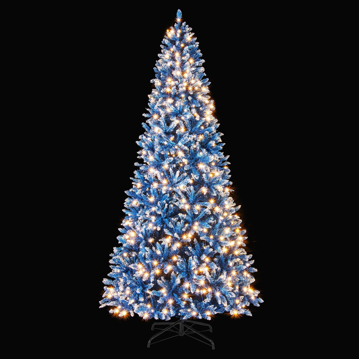Árbol de Navidad artificial de 6/7/8/9 pies con 767 puntas de ramas nevadas