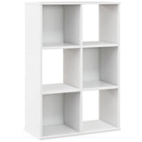 Estantería de 6 cubos y 4 niveles - Blanca