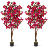 6 Feet Artificial Bougainvillea Tree with 910 Flowers