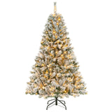 Árbol de Navidad Artificial de 6/7/8 Pies, Forma Rápida en 3 Minutos