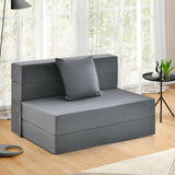 Colchón plegable de sofá cama de 6 pulgadas con almohada