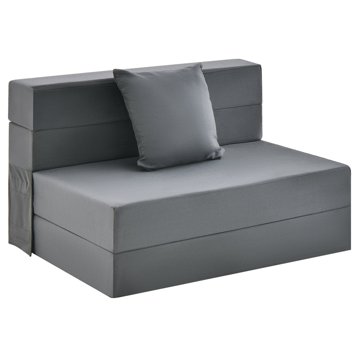 Colchón plegable de sofá cama de 6 pulgadas con almohada