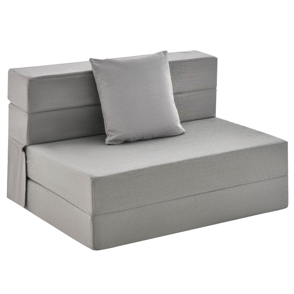 Colchón plegable de sofá cama de 6 pulgadas con almohada