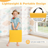 6 PCS Square Floor Cushions 16 Inch Soft Sponge Floor Pillows-Multicolor