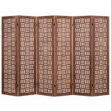 4-Panel Solid Wood Room Divider Folding Partition Stand