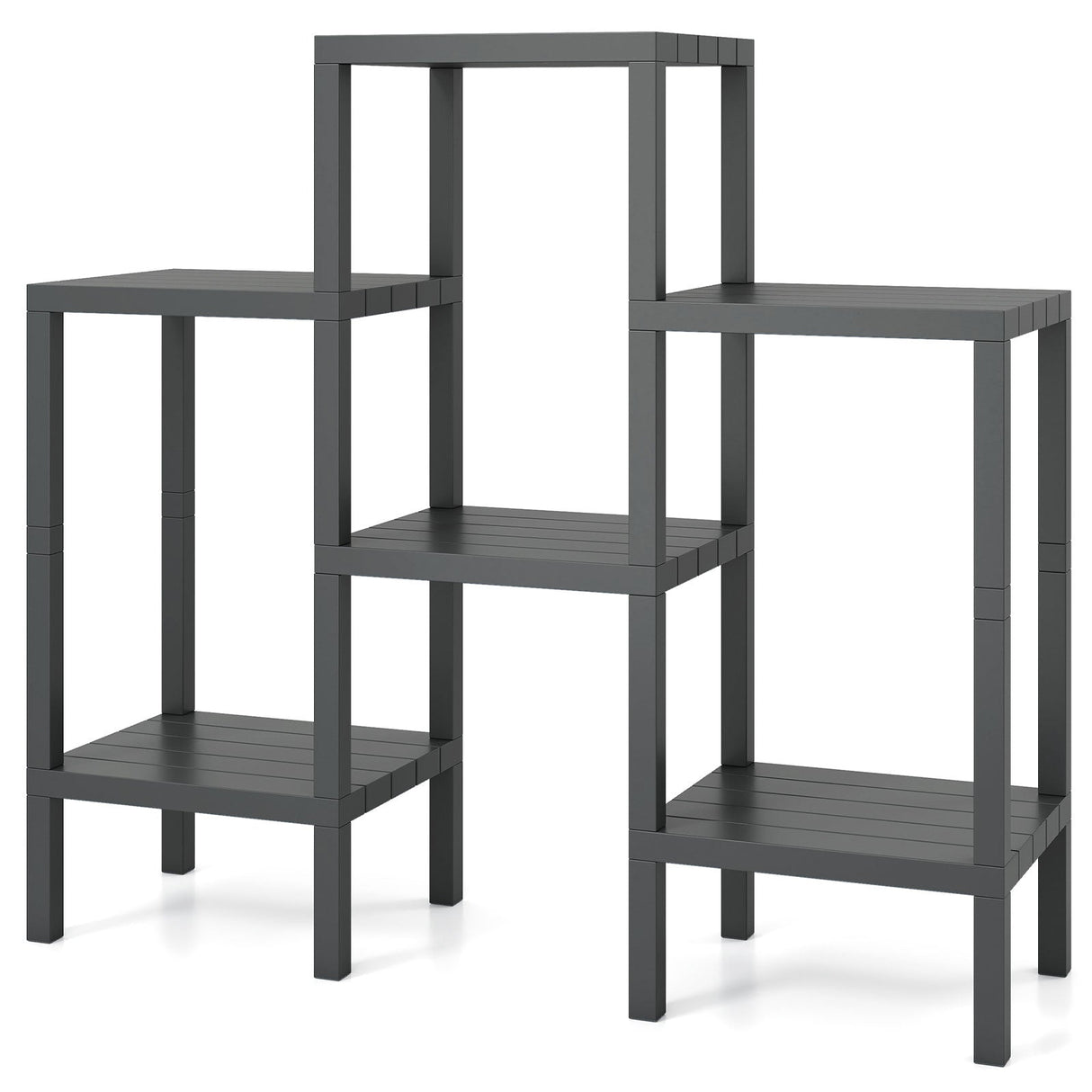 Estanterías modulares de plástico de 6 niveles para salón y cocina