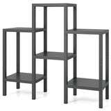 Estanterías modulares de plástico de 6 niveles para salón y cocina