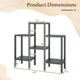 Estanterías modulares de plástico de 6 niveles para salón y cocina